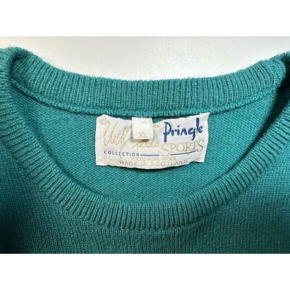 Pringle Nick Faldo Golf Sweater Mens‎ Sz XL Scotland Pure Wool Vintage - Picture 9 of 10